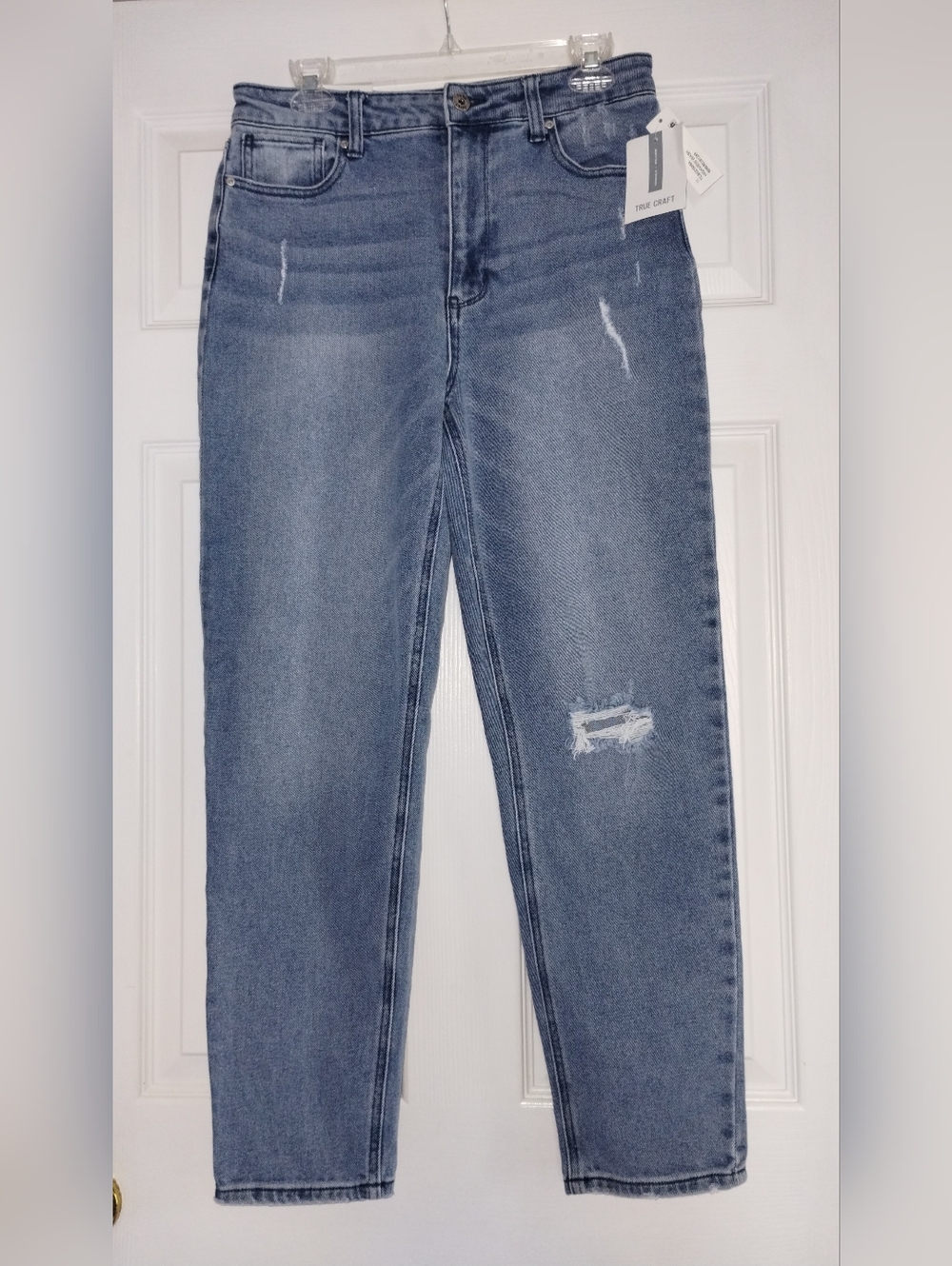 True Craft Women's Faded Blue Straight Leg Jeans